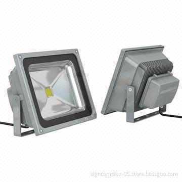 LED Floodlight with 100 to 240V AC, 50/60Hz Input Voltage and 50W Output Power